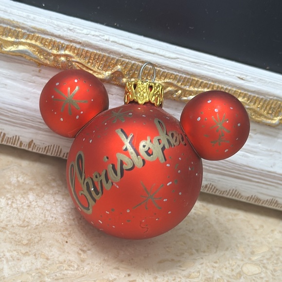 Disney Mickey Mouse Ornament “Christopher” - Picture 3 of 3